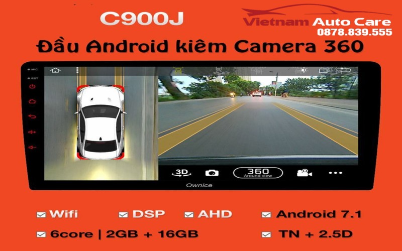 Màn hình android ô tô 9 inch Ownice C900J